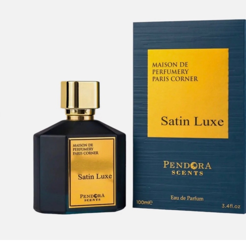 Pendora Scents Satin Luxe Eau de Parfum - Navy & Gold Box